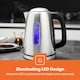 image 9 of GEEPAS 1.7L Illuminating Electric Kettle 2 Slice Bread Toaster & 7.5L Air Fryer Combo Kitchen Set