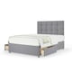 image 1 of Neptune Spring Silver Plush Velvet 2 Drawer Divan Set And Pearl Headboard Super King