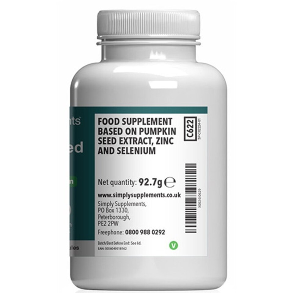 image 1 of Pumpkin Seed Capsules 2,000mg - 180 Capsules