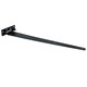 image 2 of 18in / 450mm Heavy Duty T Tee Hinges For Shed + Garden Gates Black Finish 4pc