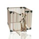 image 1 of Bettacare Wooden Dog Pen, 100cm x 100cm, Natural Wood, 76cm High, Dog Pen for Pets Dogs and Puppy, Dog Playpen Cream