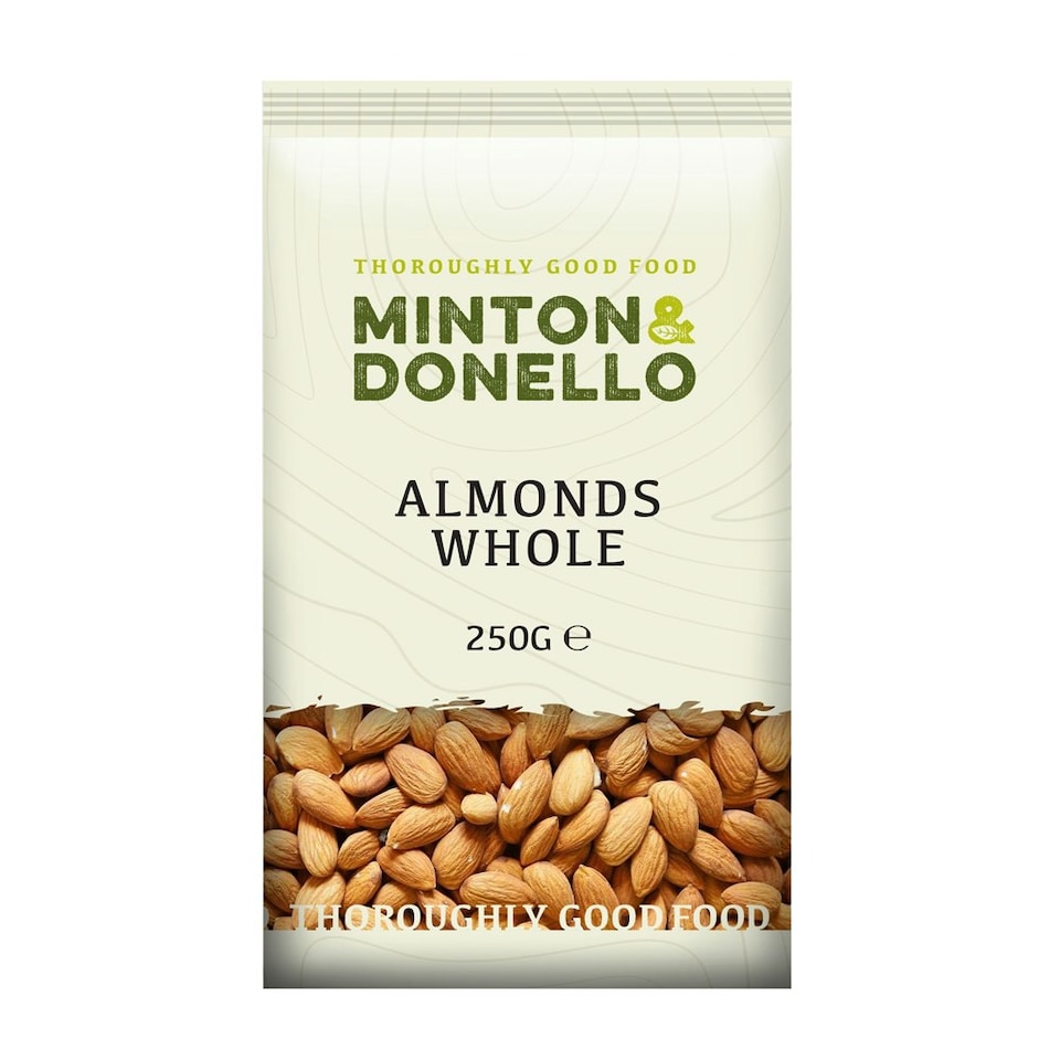 image 1 of Minton & Donello Whole Almonds 6 x 250g