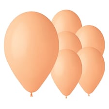 Peach Orange Biodegradable Latex Balloons 33cm / 13 in - Pack of 50