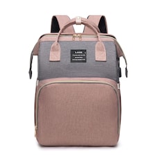 Multifunctional Folding Cot and Changing Bag | Pink | Pink