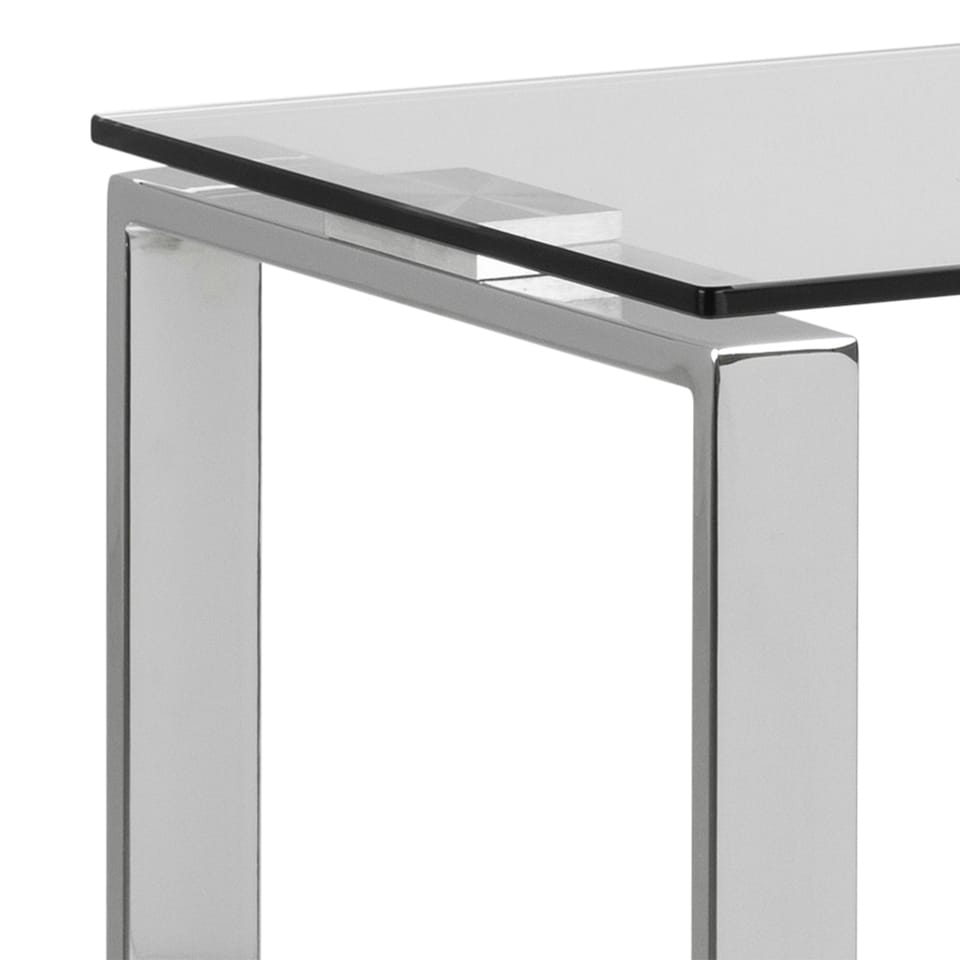 image 1 of Katrine Console Table with Glass Top