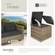 image 4 of Garden Furniture Set Siena - for 4 people, with large storage box, thick seat cushions | Cream | nature/dark grey | 140 x 75 x 65,50 cm | 1