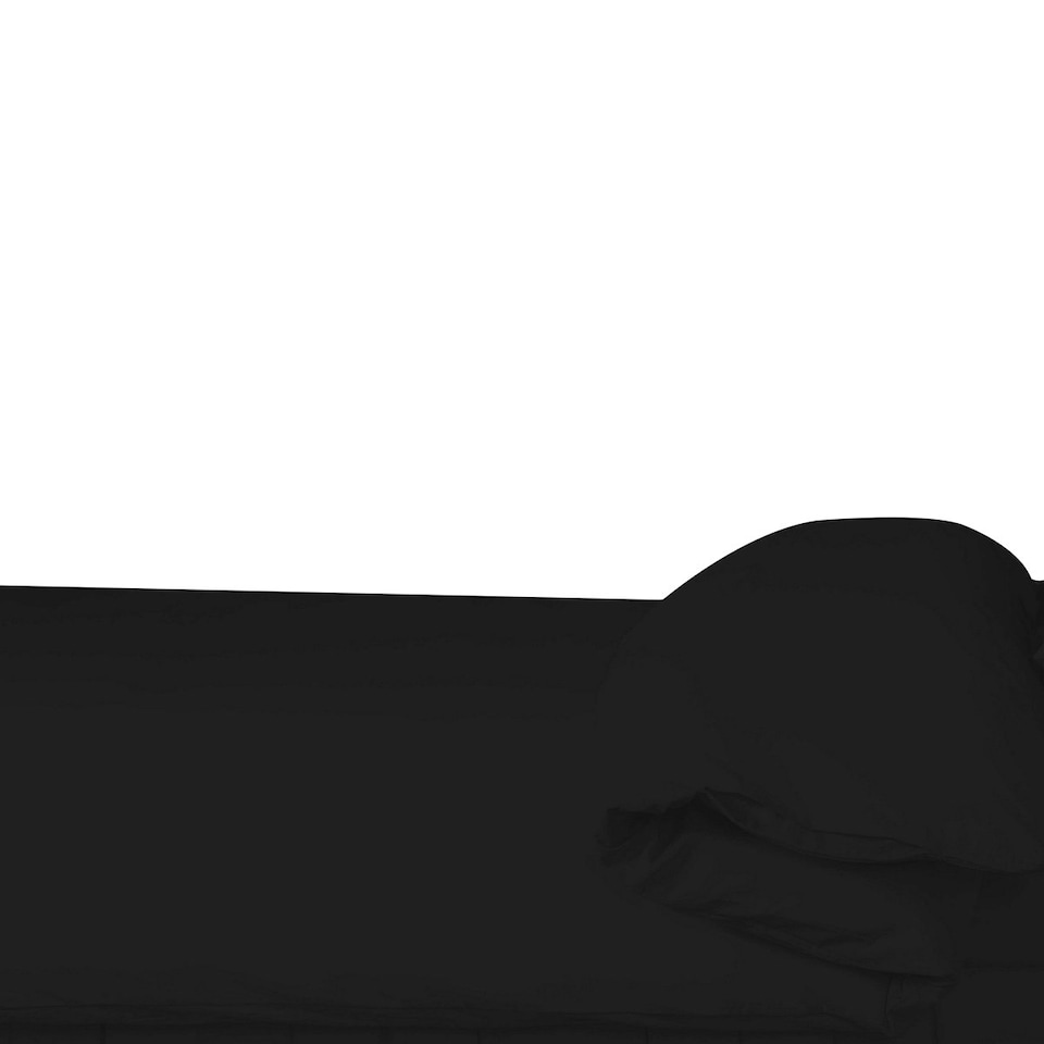 image 1 of Belledorm 200 Thread Count Egyptian Blend Duvet Cover - Black - Superking