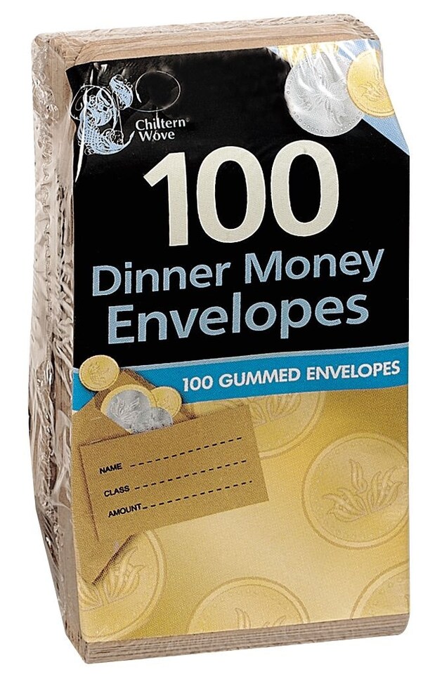 image 1 of Pack of 100&nbsp;Dinner Money Envelopes