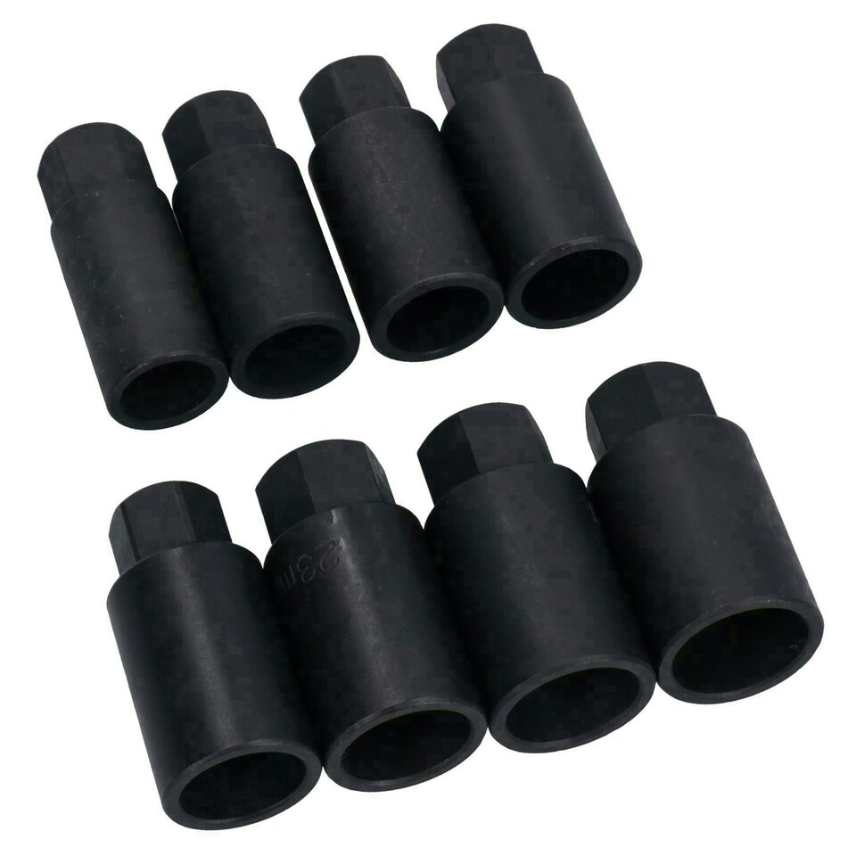 image 1 of Metric Locking Wheel Nut Impact Sockets Remover Removal 18mm - 25mm 10pc