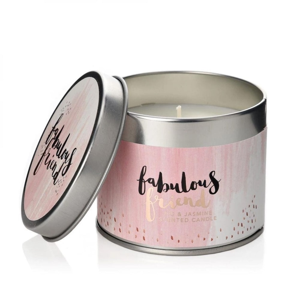 Widdop Gifts Fabulous Friend Fig and Jasmine Scented Candle