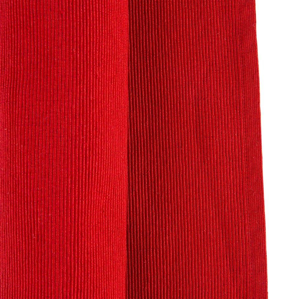 image 1 of Nicola Spring Cotton Fabric Table Runner - 48cm x 183cm - Red Red