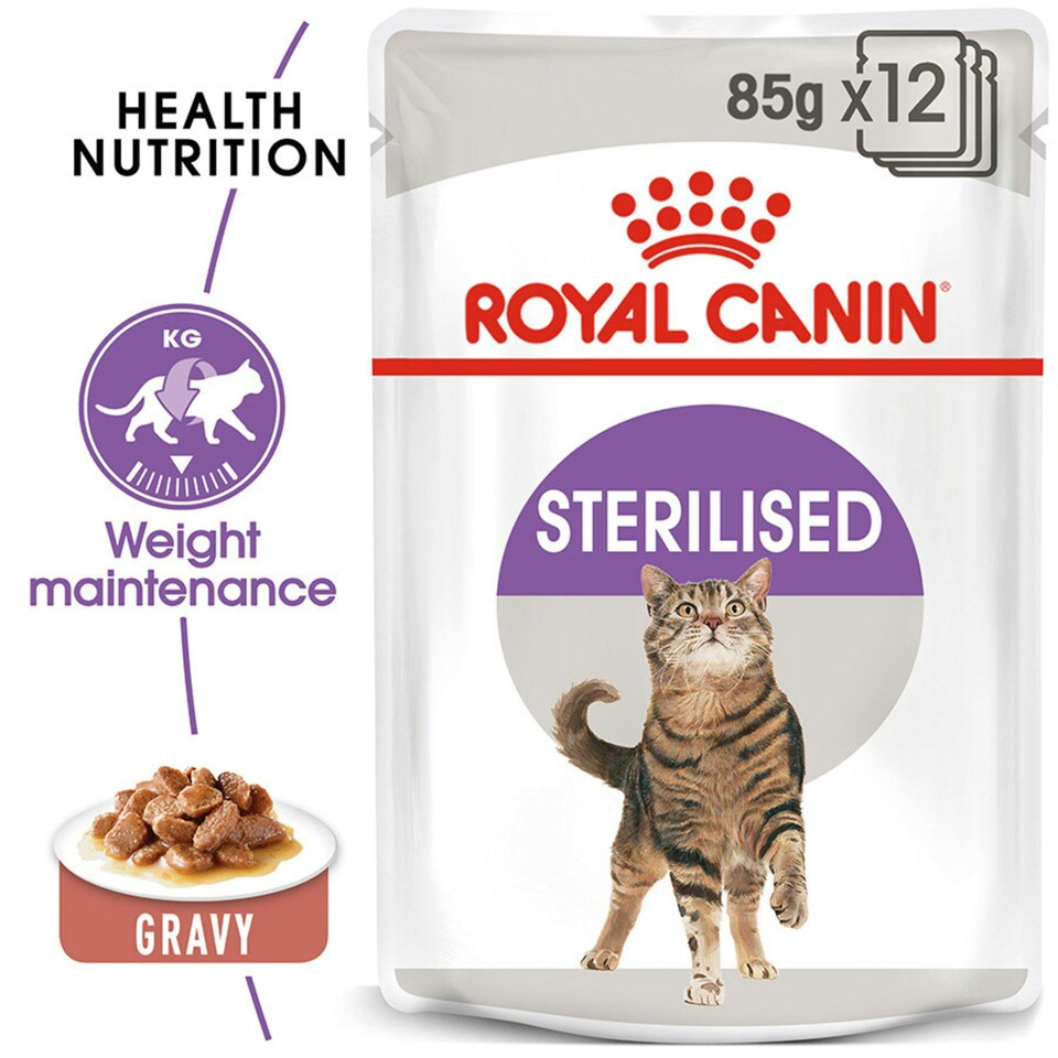 image 1 of Royal Canin Cat Sterilised in Gravy 12x85g