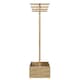image 6 of Outsunny Wooden Trellis Planter, Raised Garden Bed for Climbing Plants, Natural