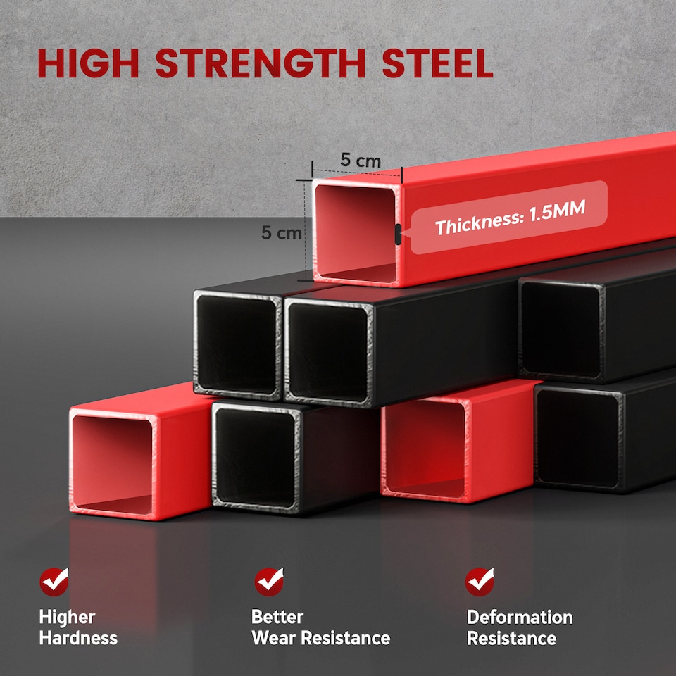 image 1 of SPORTNOW Multi-Function Power Rack, Cable Crossover Machine with Pull Up Bar, Lat Pull Down System, Squat Rack, Barbell Bar, Landmine, Plate Storage Posts, for Home Gym Workout