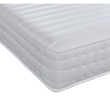 1000 Pocket Sprung Memory Foam Mattress - Micro Quilted Design White | King