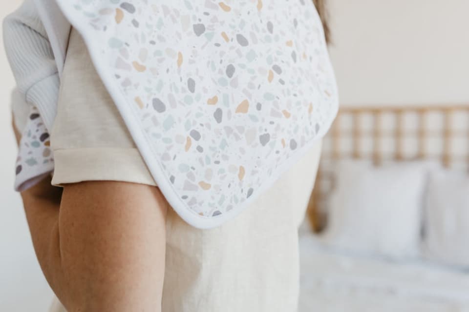 image 1 of Copper Pearl Premium Burp Cloths Rex 3Pk