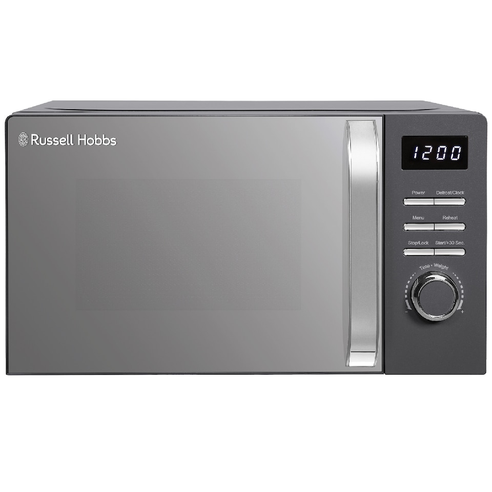 image 1 of Russell Hobbs RHMD818G Grey Microwave 20L Digital Legacy 800W Defrost Function