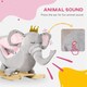 image 4 of HOMCOM Baby Rocking Horse Elephant Rocking Chair Rocker Toy, for 18-36 Months