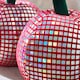 image 2 of Catherine Lansfield Disco Cherries 3D Shaped Cushion Pink | Pink