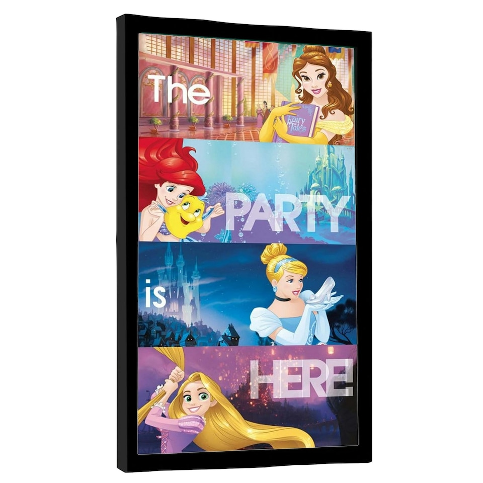 image 1 of Disney Princess Heart Strong Door Poster - Multicoloured - One Size