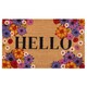 image 1 of KUKOON Floral Blooms Coir Doormat 45cm x 75cm