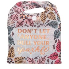 History & Heraldry Personalised Sparkle Reusable Foldable Shopper Bag - Don't Let Anyone Multi