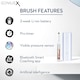 image 8 of Oral-B Genius X Smart Rechargeable Toothbrush with Travel Case, Rose Gold