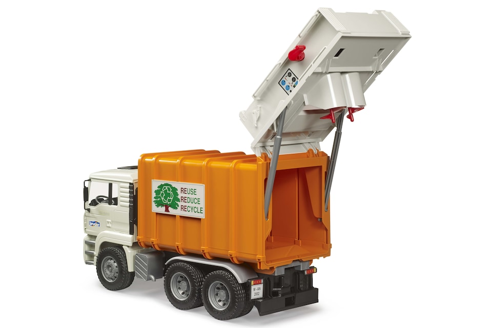 image 1 of Bruder MAN TGA Rear loading garbage truck Detailed Vehicle & Playset Model