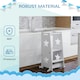image 5 of AIYAPLAY 2-in-1 Toddler Step Stool with Safety Rail for Kitchen, White 
