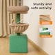 image 5 of Skylos Multi-Level Cat Tree Tower with Condo Hammock Plush Activity Centre
