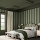 image 2 of Superfresco Easy Regent Stripe Forest Wallpaper