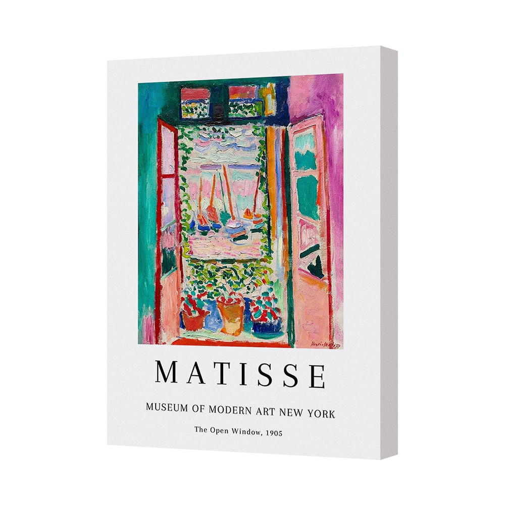 Matisse The Open Window 1905 Canvas Print From Museum Of Modern Art