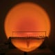 image 1 of ValueLights Sunset Gifting Polished Black Illuminated Decoration and Integrated LED .31W Multicolour 1300K Bulb