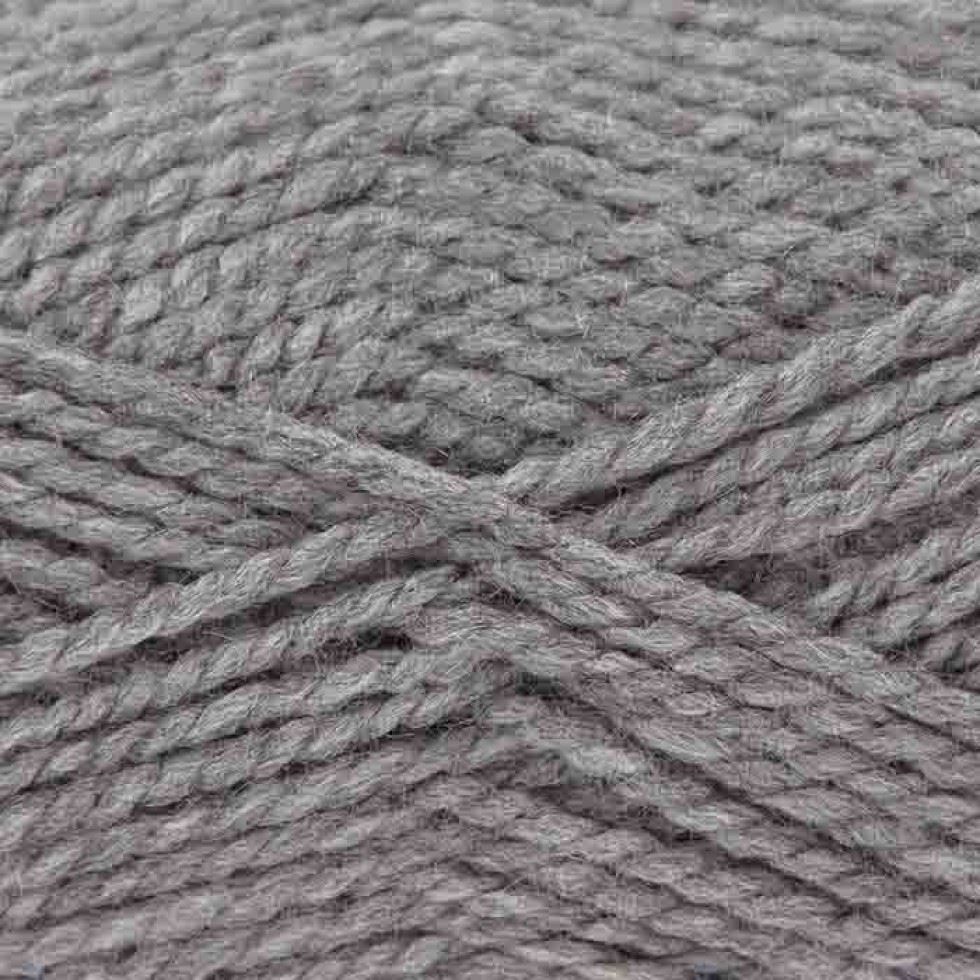 King Cole Grey Big Value Chunky Yarn (Value Pack 12 x 100g Balls) For Crochet, Knitting - 152m per ball