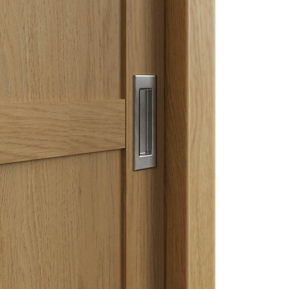 image 1 of Faire 120cm Sliding Combination Wardrobe in Natural Oak with Oak Top Brown