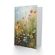 image 2 of Spring Wildflowers Oil Colourful Floral Him Her Birthday Card