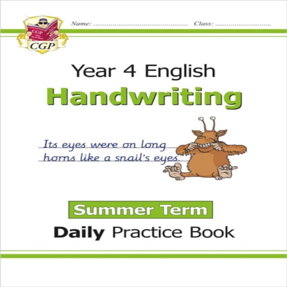 Ks2 Handwriting Year 4 Daily Practice Book: Summer Term