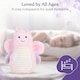 image 8 of Warmies Plush Pink Butterfly, Microwavable Heat Pad, Weighted Cuddly Plushie for Soothing Relief, Lightly Scented with French Lavender - Large