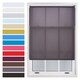 image 1 of FURNISHED Daylight Roller Blinds Made to Measure Sheer Window Blind with Metal Fittings | Grey | Dark Grey | (W) 150cm x (L) 165cm
