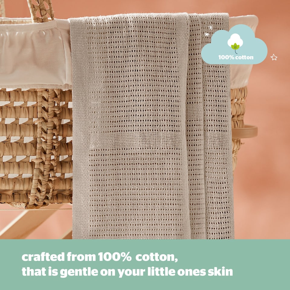 image 1 of Silentnight Safe Nights Cellular Blanket - 2 Pack