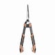 image 5 of Kent & Stowe SureCut Hedge Shears with SK5 Chrome-Coated Wavy Blades | Brown
