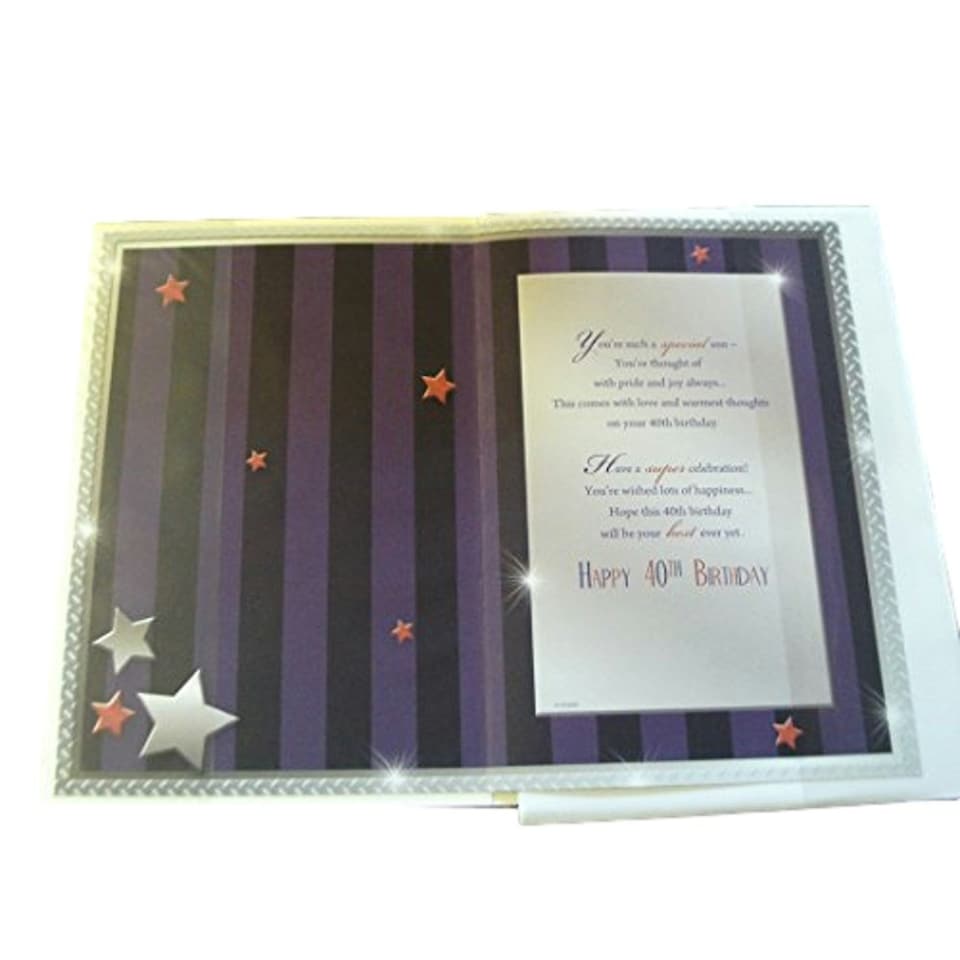 image 1 of 40 Today! Son Birthday Card