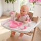 image 7 of BiBi Doll Feeding Set 6 Pc Baby Doll Accessory Playset Pink Plate Utensils
