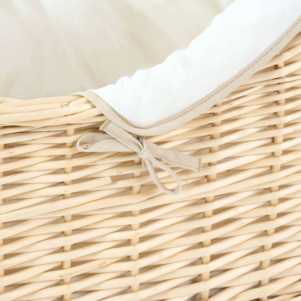 image 1 of Clair de Lune Organic Noah Pod With Rocking Stand - Cream