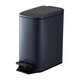 image 1 of Living and Home 6L Smudge-Resistant Rubbish Bin With Foot Pedal | Black
