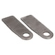 image 4 of 2 x Pin & Eyelet Strap Hinge Trailer Truck Tailgate Antiluce Drop Catch Silver