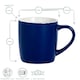 image 3 of Argon Tableware 6x Coloured Coffee Mugs - Navy - 350ml - Tea Mug Latte Mug Cappuccino Mug Drinking Mug Blue