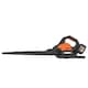 image 1 of WORX 40V cordless brushless leaf blower and vacuum with collection bag - with 2 4AH battery and charger WG583E