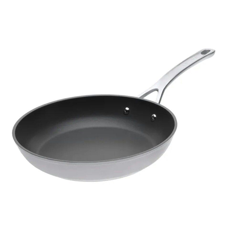 image 1 of Laura Ashley Forged Aluminium Non-stick Frying Pan 24cm - Dark Dove Grey