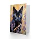 image 2 of Cat in Cornfield for Wife Her Thank You Art Card